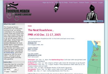 Click to visit the Roadshow site.