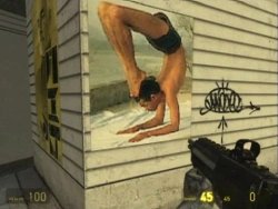 He's always busting moves like this.