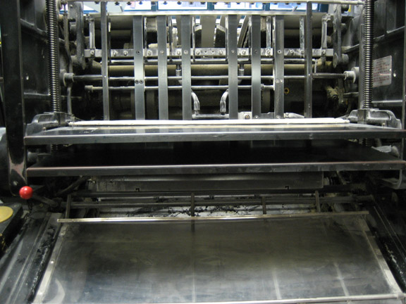 An offset printer.